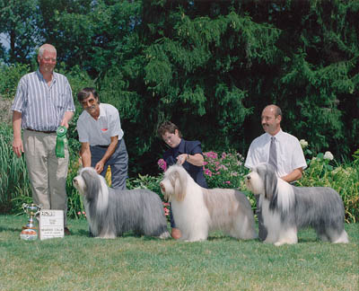 Barney with some of his progeny
